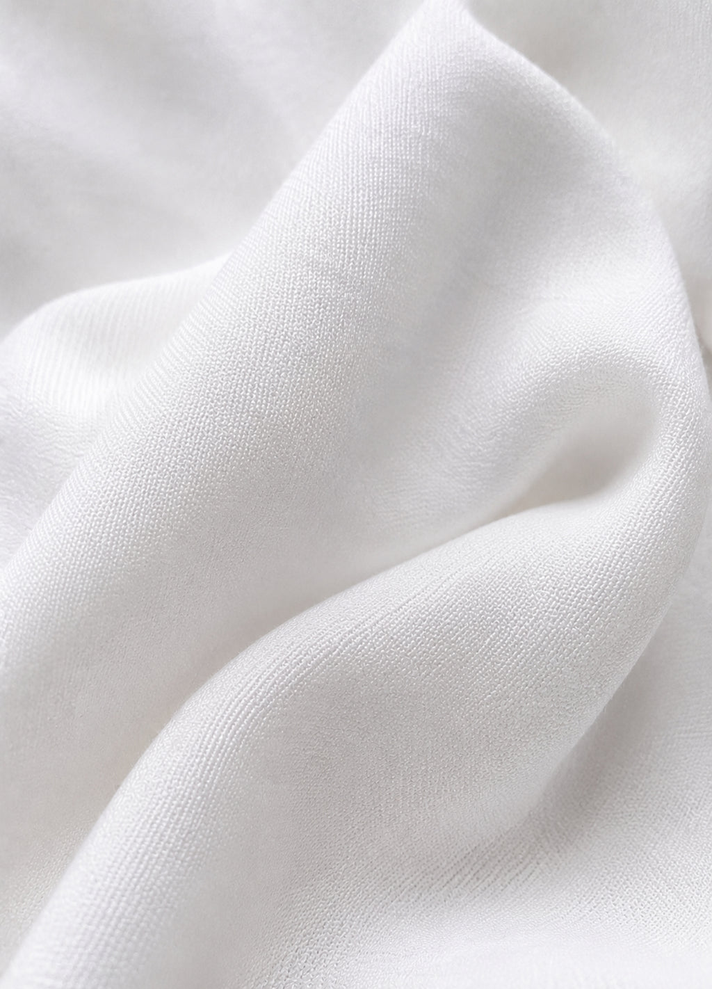 White Rayon Wide-Leg Palazzo for Women